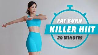 20 min Killer HIIT for Full Body Fat Burn  *Super Sweaty*  Emi