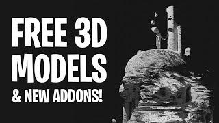 Awesome Free 3D Resources & New Blender Addons