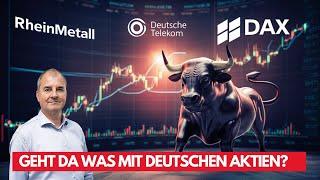 Telekom Rheinmetall Dax jetzt kaufen? - LIVE - mit Andreas - Chat aktiv