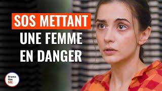 Signe SOS Mettant Une Femme En Danger  @DramatizeMeFrance