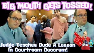 Big Mouth Gets Thrown Out Of Court  Time Served Gets Some Love From Judge & A Nerd