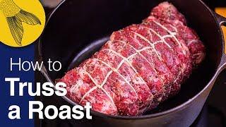 How to Tie a Roast—follow these easy steps to truss a roast perfectly