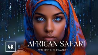 AFRICAN ANIMALS  4K60FPS Wildlife FilmsRELAXING MUSIC 