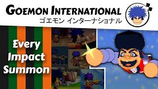 Da-Da-Dash Summoning Impact in almost Every Ganbare Goemon game