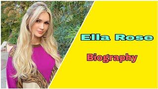 Ella Rose curvy model biography Net Worth boyfriend Nationality Age Height