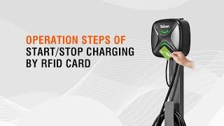 Operation steps of startstop charging by RFID Card for #Teison wallbox mini