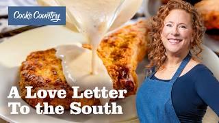 Southern Comfort Food Pork Chops with Gravy + Pimento Mac  Cooks Country Full Episode S16 E8