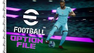 OPTION FILE para eFootball 2024 ePatch 2024