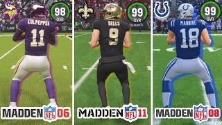 What If Every Team Had Their BEST Quarterback In Madden History?