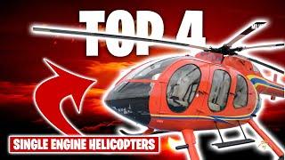 Top 4 Best Single Engine Helicopters To Charter Bell 505 Airbus H125