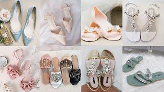 Latest Beautiful Flat Sandals Designs New Fancy Flat Sandals Flat Footwear For Ladies