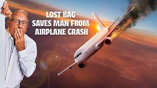 Lost bag saves man from airplane crash