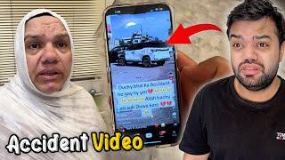 Mama Meri Gari Ki Accident Video Dekh Kar Ro Pari   Truth About Fake Car Accident Video 
