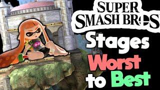 Ranking Every Stage in Super Smash Bros