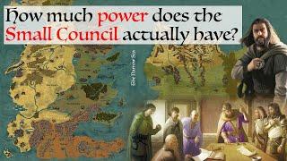 How much power does the Small Council actually have? Well It Depends.  House Of The Dragon  ASOIAF