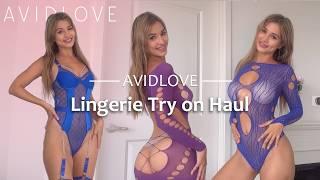 Fishnet Lingerie Try on  Avidlove ft.Valentina Victoria