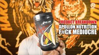 Apollon F#CK Mediocre A True Efficaciously Dosed 40-Serving Pre-Workout