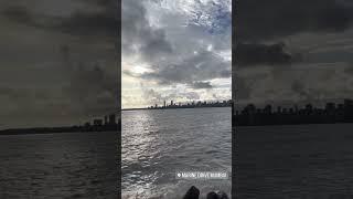 Marine drive Mumbai  Cool weather and Chaupati Vibes #marinedrive #mumbai #shorts #viral #reels #yt