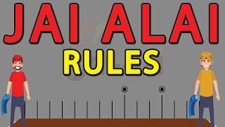 Rules of Jai Alai EXPLAINED  How to Play Jai Alai  JAI ALAI