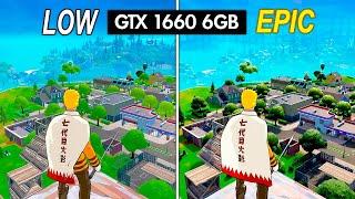 GTX 1660 SUPER 6GB Fortnite Chapter 3 All Settings 1080P