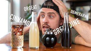 4 EASY to Make Cocktail Syrups  grenadine & orgeat