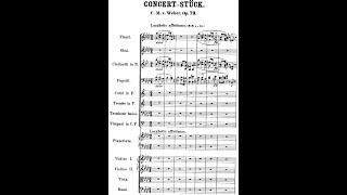 Carl Maria von Weber - Konzertstück Op 79. {w Full Score.}