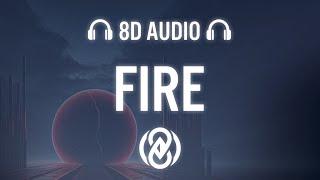 MEDUZA OneRepublic Leony - Fire Lyrics  8D Audio 