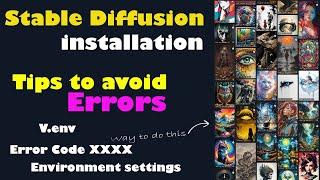 Stable Diffusion Automatic1111 WebUI full Setup installation  Avoid common installation errors 