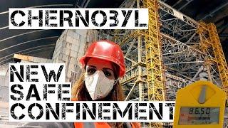 Inside Chernobyl nuclear power plant and New Safe Confinement