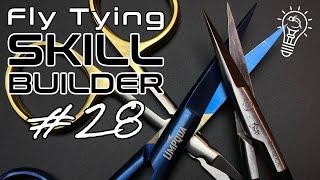 Fly Tying Skill Builder #28  Scissor Control UNIVERSAL Hook Sizing & Using Snowshoe HARES FOOT