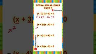 Perkalian Aljabar Part 2 #shorts #shortvideo #klubmatematika #jagotrik