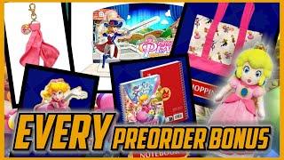 EVERY Pre-Order Bonus for Princess Peach Showtime SO MANY OPTIONS