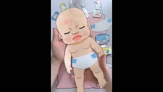 赤ちゃんのお世話は大変 baby care#shorts