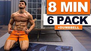 8 Min ABS Workout With Dumbbell  Get a Shredded 6 pack  velikaans