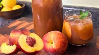 Grandmas Recipe for Peach Sweet Tea  Refreshing Southern Sweet Tea