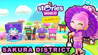 Stories World Travels - UNLOCKED NEW MAPS LOCATION SAKURA DISTRICT 