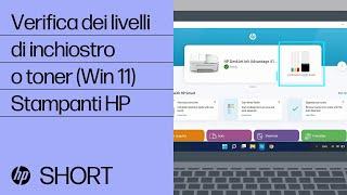 Come si verificano i livelli di inchiostro o toner della stampante HP in Win 11  HP Support