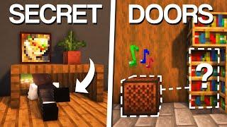 Minecraft 10+ Secret Entrances & Doors