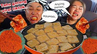 CHALLENGE  ‼️ MAKAN TAHU GORENG VIRAL TIKTOK LANGSUNG DARI WAJANNYA 