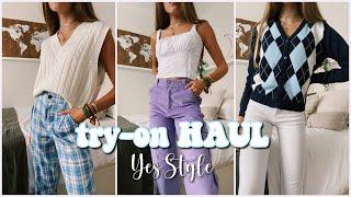 try-on HAUL aesthetic YesStyle  Lucía De Luis