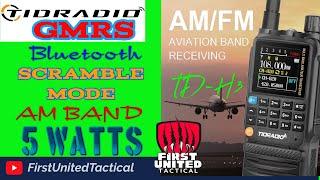 What IS GMRS scramble mode? GMRS TIDradio TD-H3 power bluetooth programming and Scramble feature