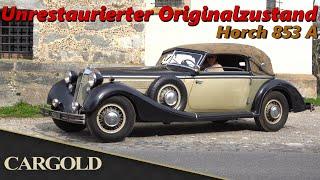 Horch 853 A Sport Cabriolet 1937 Fast 100 Jahre alt und völlig Original erhalten Sensationell
