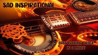 Sad Inspirational Bass Backing Track in C Minor