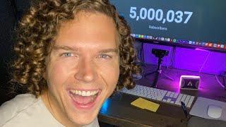 LIVE Man + River Gets 5 MILLION SUBSCRIBERS