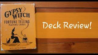Deck Review  Gypsy Witch Fortune Telling Playing Cards
