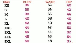 Anarkali dress size chart  Anarkali kurti size chart  kurti size chart  womens kurti size chart