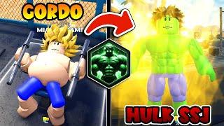 COMPRO EL PASE DE GENES MUTANTES Y ME VUELVO HULK SSJ EN GYM LEAGUE DE ROBLOX