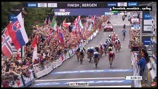 Sagan Last 1km - 2017 World Championship mens cycling - winner HD