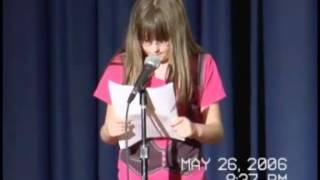 Melissa Bell Reads her Ashton Kutcher Fan Fiction - Middle school talent show