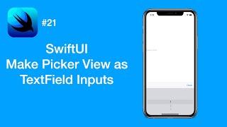 How to Make Picker View as TextField Inputs - SwiftUI #21 - iOS Programming